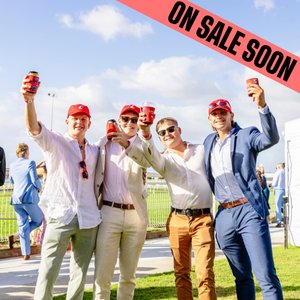 fans cheering at doomben